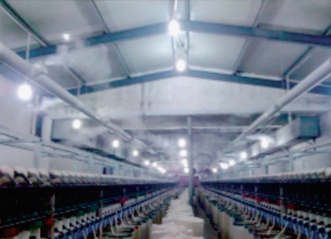 超声波加湿器纺织行业案例